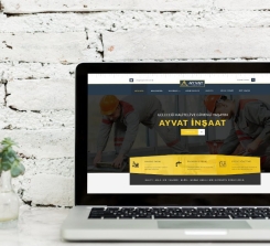 Ayvat İnşaat Kurumsal Web Sitesi